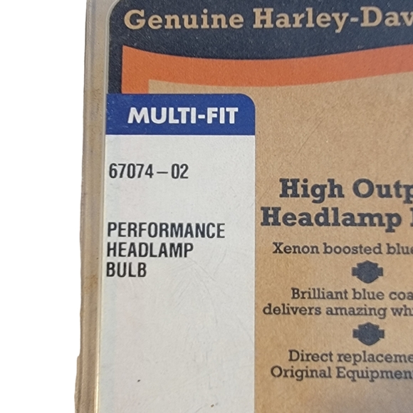 Harley Davidson High Output Headlamp Bulb 67074-02 - Picture 6 of 8
